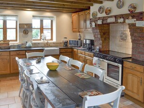 Dishwasher, highchair, cookware/dishes/utensils
