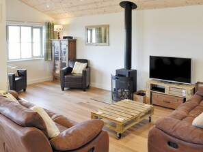 Fireplace - 3 bedroom accommodation in St Columb, near Padstow (St Columb, near Padstow)