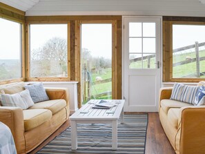 Fireplace - West Hurscott Cottage (Hurscott, near Barnstaple)