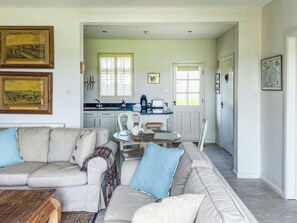 Fireplace - 1 bedroom accommodation in near Hexham (near Hexham)