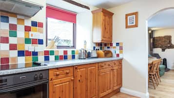 Dishwasher, highchair, cookware/dishes/utensils