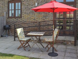 屋外ダイニングエリア