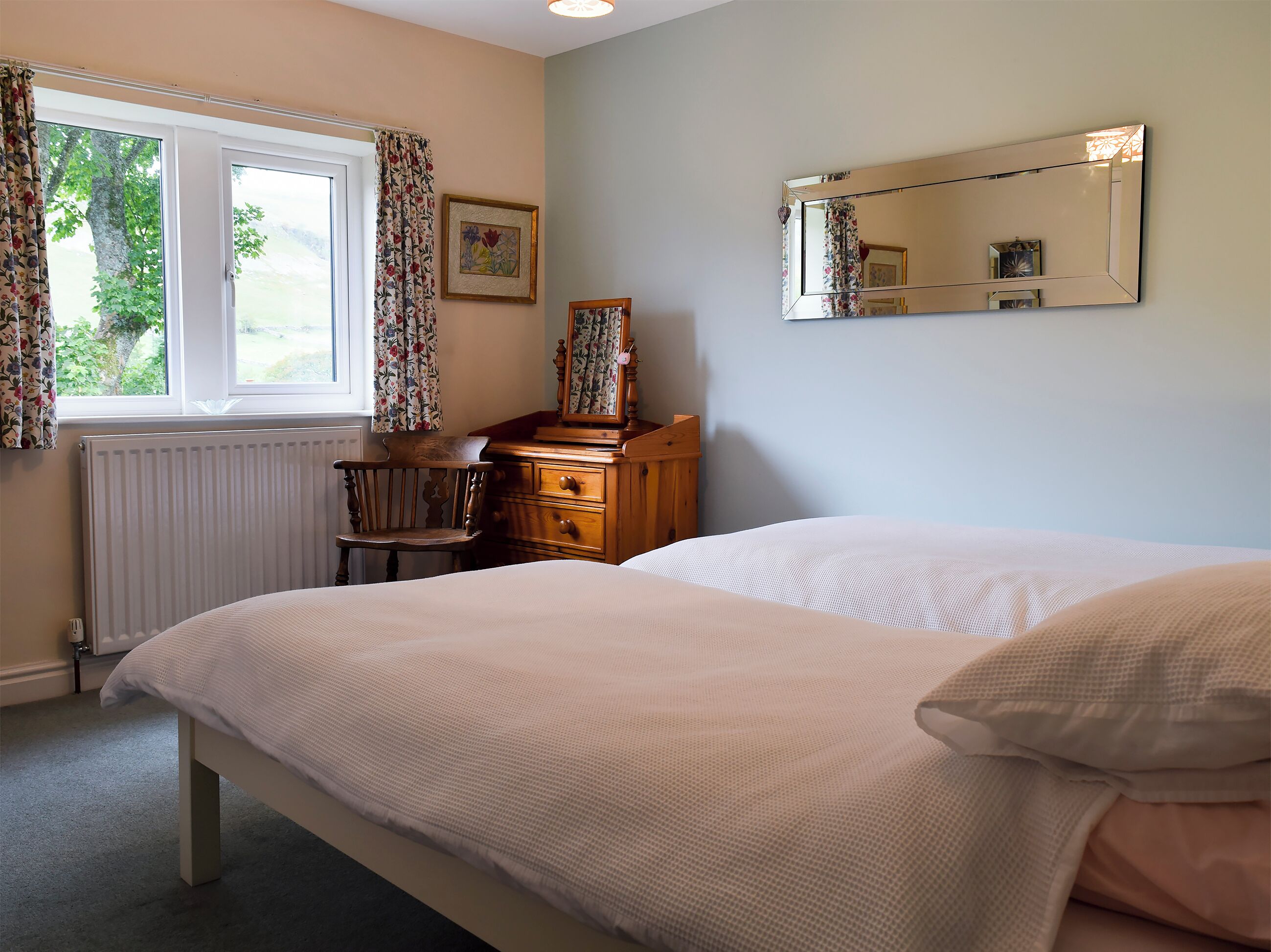 Twin bedroom | Fell View, Kettlewell, near Buckden