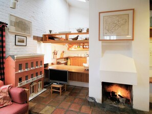 Una chimenea