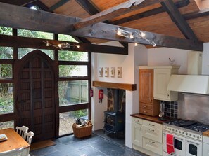 Dishwasher, high chair, cookware/dishes/utensils - 3 bedroom accommodation in Menheniot, near Liskeard (Menheniot, near Liskeard)