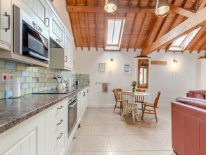 Dishwasher, cookware/dishes/utensils, freezer - 2 bedroom accommodation in Arlingham, near Frampton-on-Severn (Arlingham, near Frampton-on-Severn)