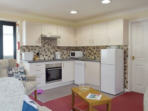 Dishwasher, high chair, cookware/dishes/utensils