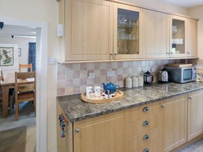 Dishwasher, highchair, cookware/dishes/utensils
