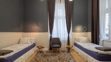 Comfort Twin Room | Egyptian cotton sheets, soundproofing, iron/ironing board, free WiFi