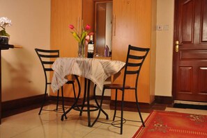 In-room dining - Sherry Homes Tulia Studios (Nairobi)