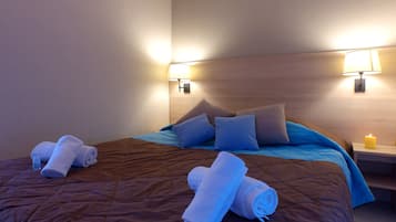 Bungalow, 2 slaapkamers (4 Pers) | Verduisterende gordijnen, gratis babybedden, beddengoed