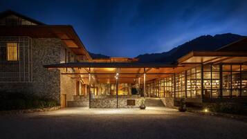 Front of property – evening/night