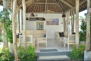 Zona de estar del vestíbulo