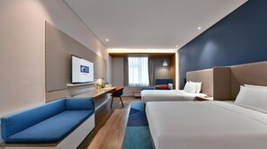 Standard Room, 2 Twin Beds | In-room safe, desk, soundproofing, iron/ironing board