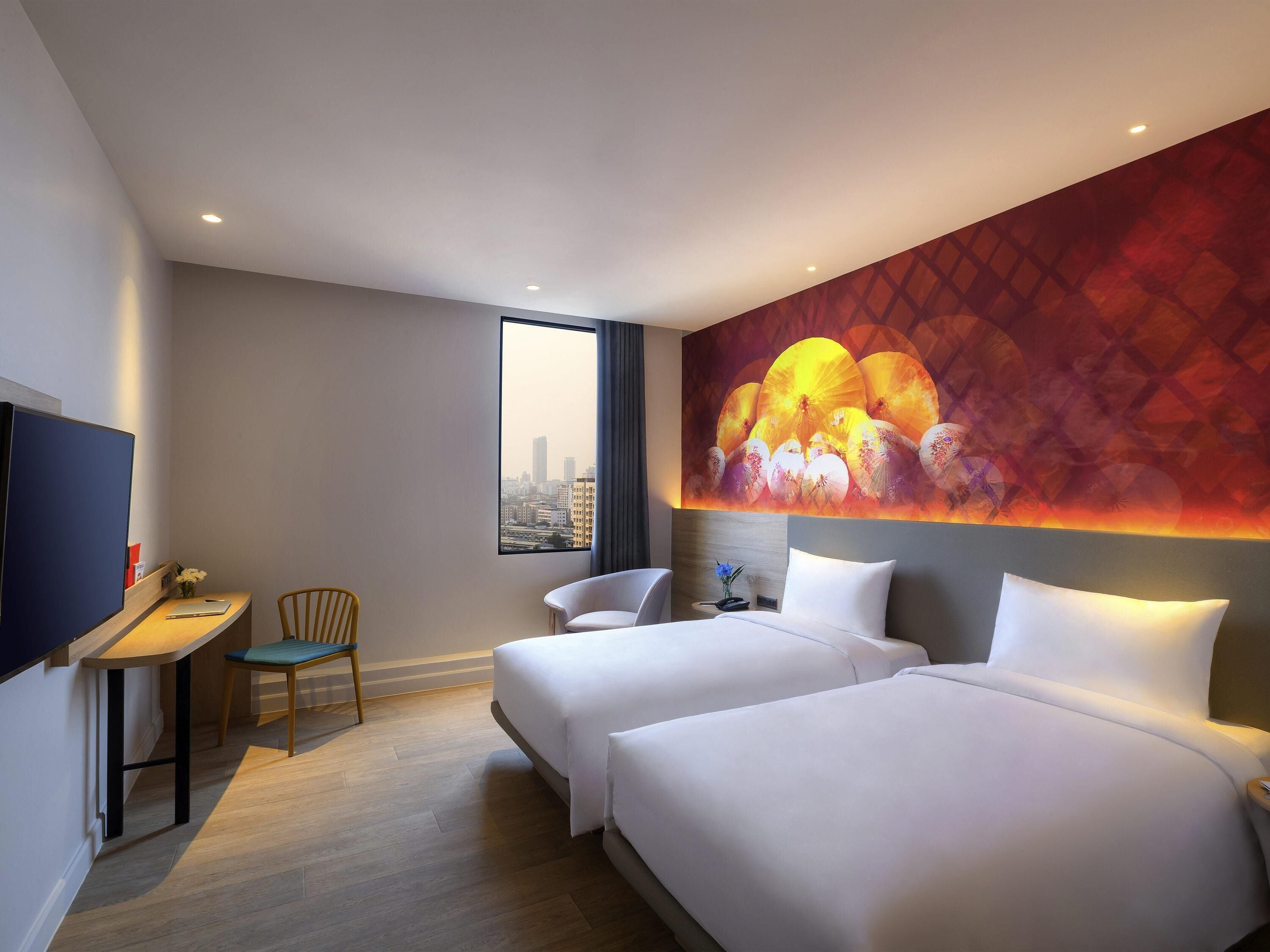 Standard Room, 2 Single Beds | In-room safe, desk, soundproofing, free cots/infant beds