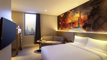 In-room safe, desk, soundproofing, free cots/infant beds