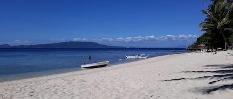 On the beach