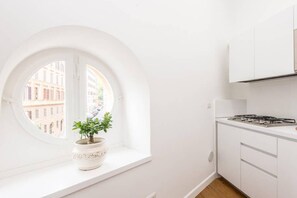 Microondas, horno, placa de cocina, lavavajillas