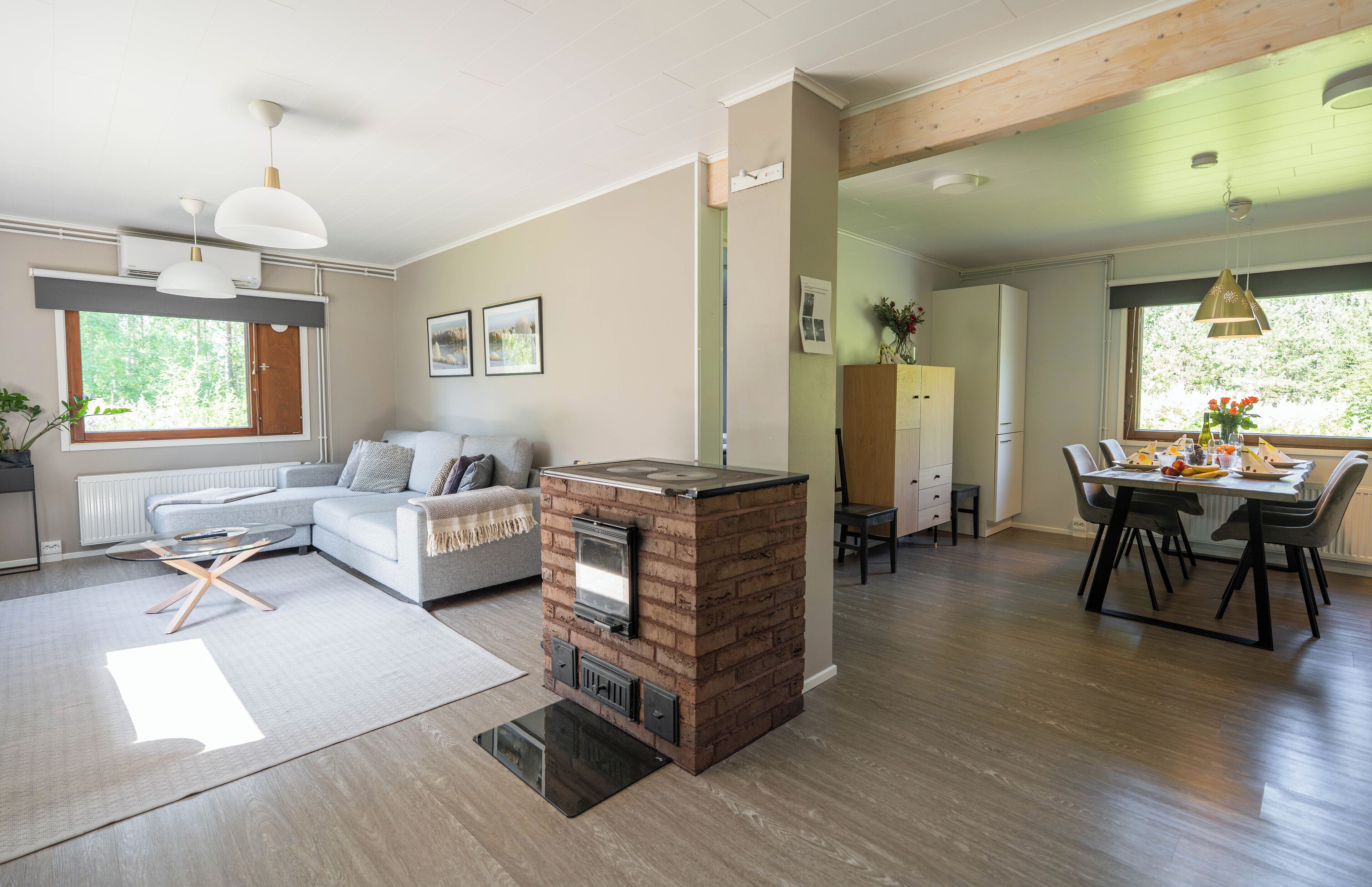 Cabin, 3 Bedrooms, Sauna, Garden View | 3 bedrooms, individually decorated, individually furnished, desk