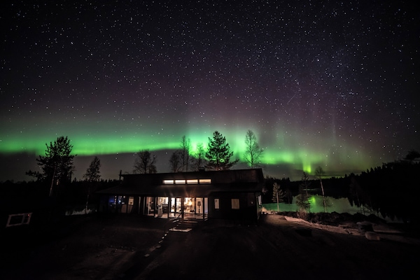 Majoituspaikan julkisivu