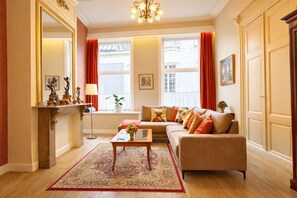 TV, DVD player, books, video library