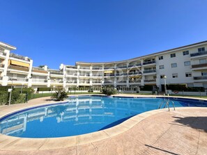 Pool - 1st line beach flat - Edif. Olimpic  (Cambrils)