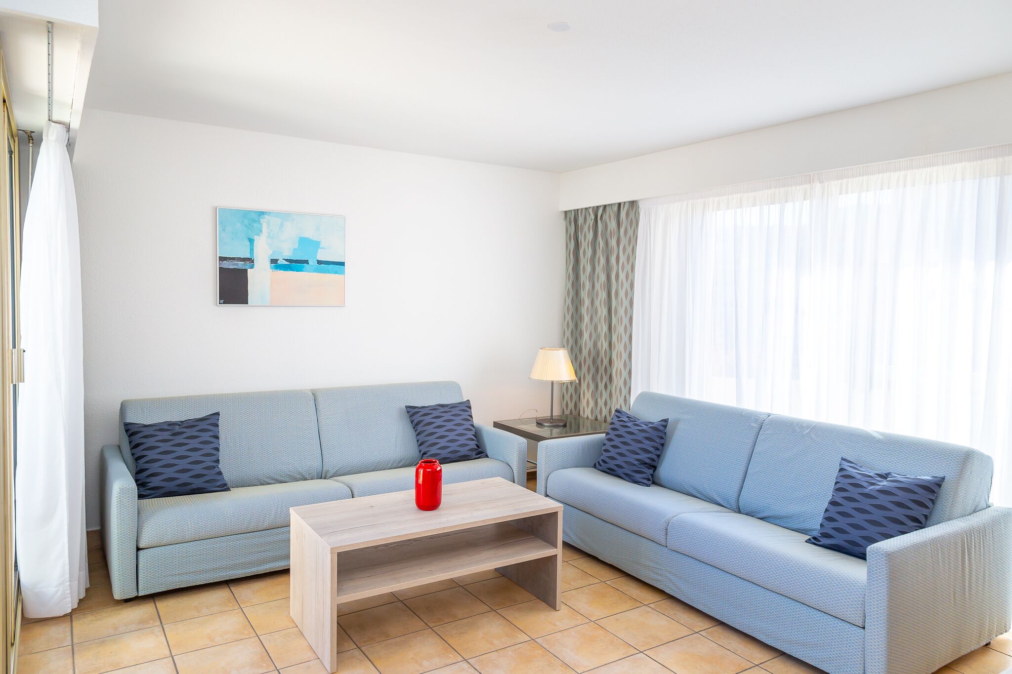 Comfort-Apartment, 1 Schlafzimmer, Meerblick | Wohnbereich