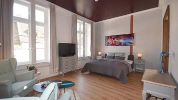 Desk, cots/infant beds, rollaway beds, free WiFi