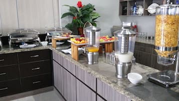 Free daily full breakfast