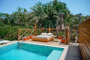 Suite, piscina privata (Master) | Vista dalla camera
