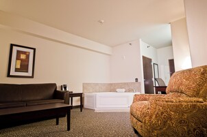 Suite, Multiple Beds, Non Smoking, Jetted Tub | Premium bedding, pillowtop beds, desk, laptop workspace