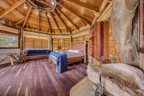 Familiebungalow - flere senge - ikke-ryger (Big Bungalow) | Pengeskab på værelset, gratis baby-/barnesenge, gratis Wi-Fi, sengetøj