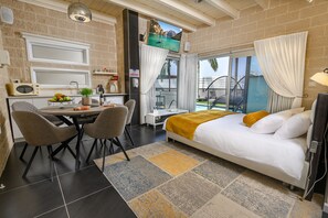 Luxury Suite, Multiple Beds, Non Smoking, Pool View | Premium bedding, free minibar, desk, laptop workspace - Ahuzat Maya (Ma'ale Yosef)