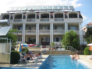 Voorkant van accommodatie