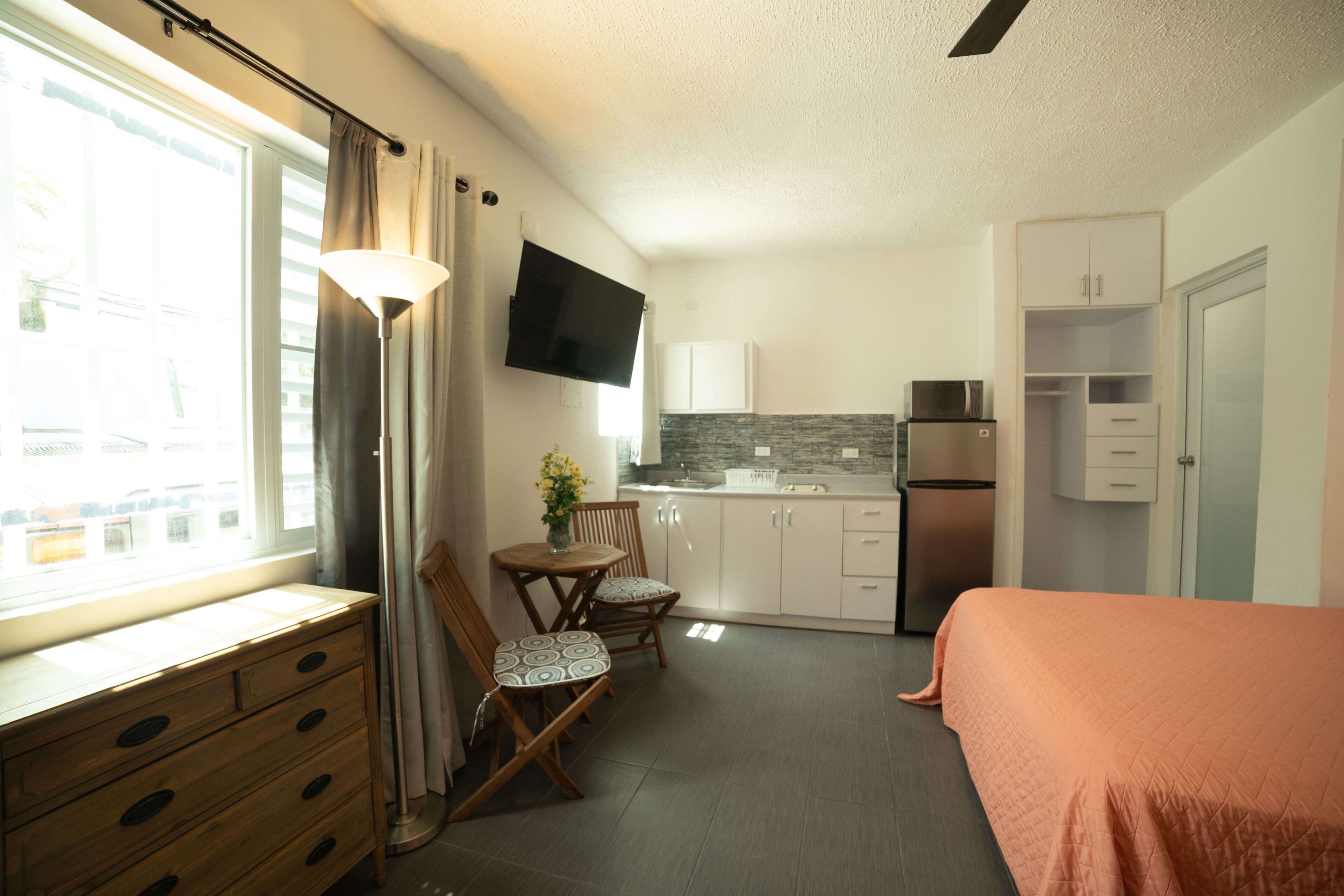 family studio, 2 queen beds, non smoking | iron/ironing board, free wifi, bed sheets, wheelchair access