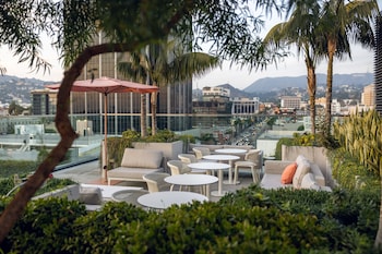 Rooftop terrace at The Godfrey Hotel Hollywood