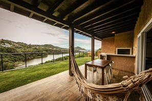 Master Plano Lagoa | Terrace/patio - Fazenda Verde Praia do Rosa (Imbituba)