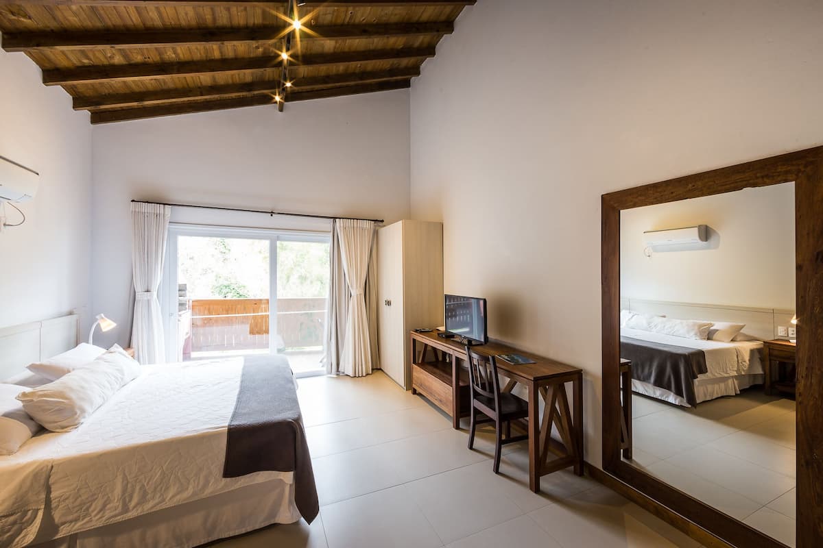 Studio | 2 bedrooms, premium bedding, in-room safe, blackout curtains