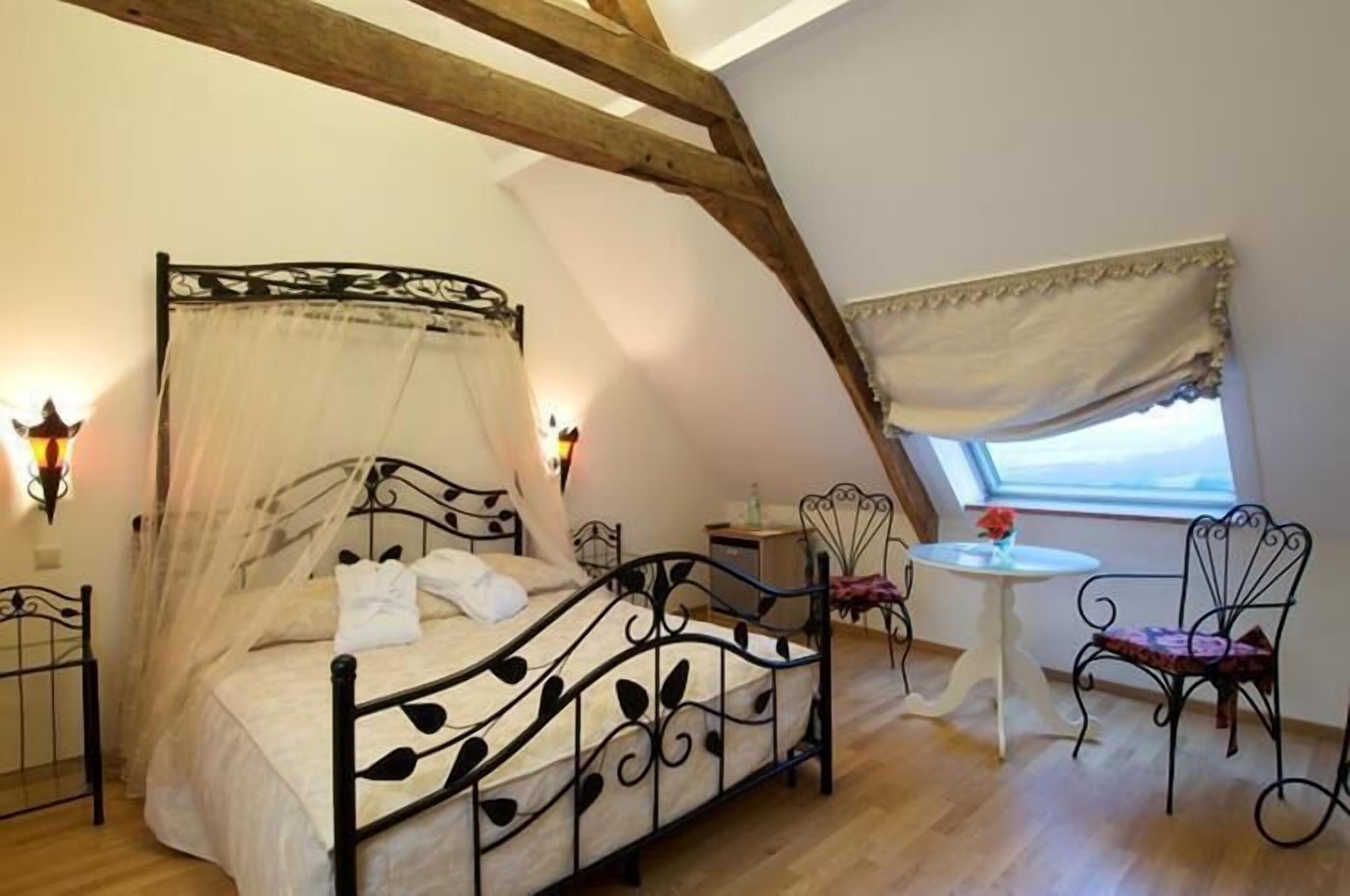 Individually decorated, iron/ironing board, bed sheets
