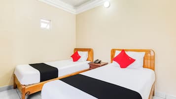 Habitación estándar, 2 camas individuales | Ropa de cama