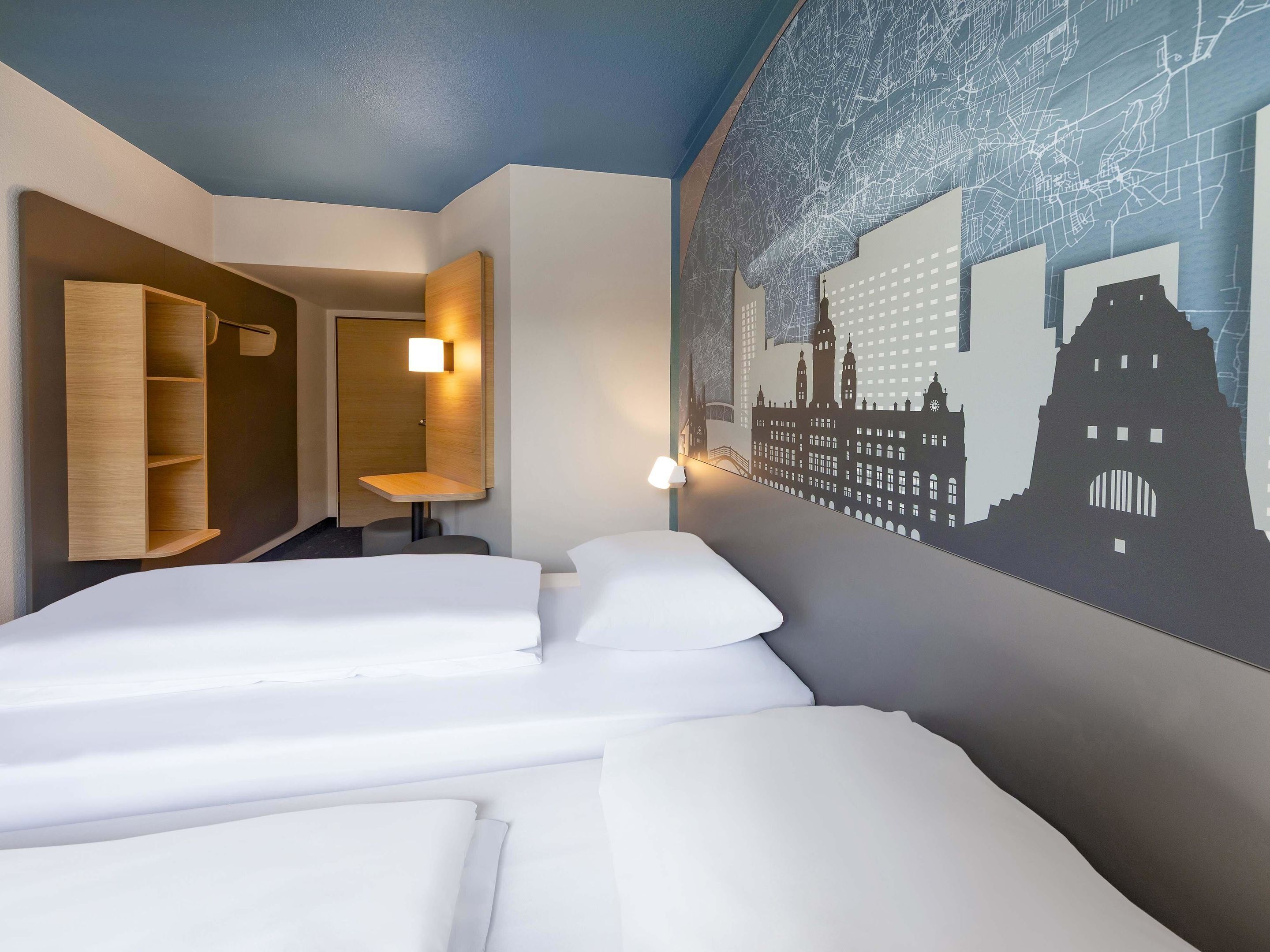 Kahden hengen huone | Työpöytä, pimennysverhot, äänieristys, ilmainen Wi-Fi