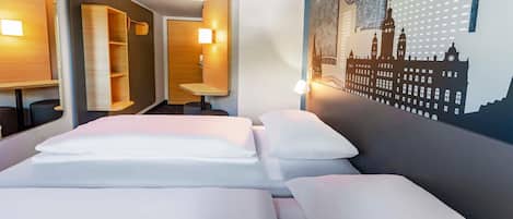1 dormitorio, escritorio, cortinas opacas y sistema de insonorización