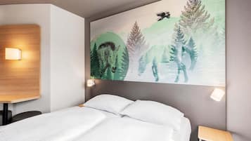 Schreibtisch, schallisolierte Zimmer, kostenloses WLAN