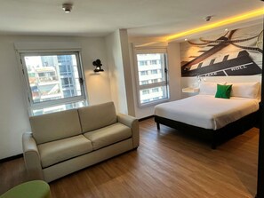 Minibar, in-room safe, desk, blackout curtains