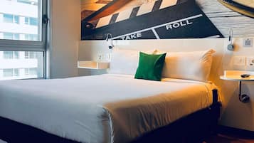 Minibar, in-room safe, desk, blackout curtains