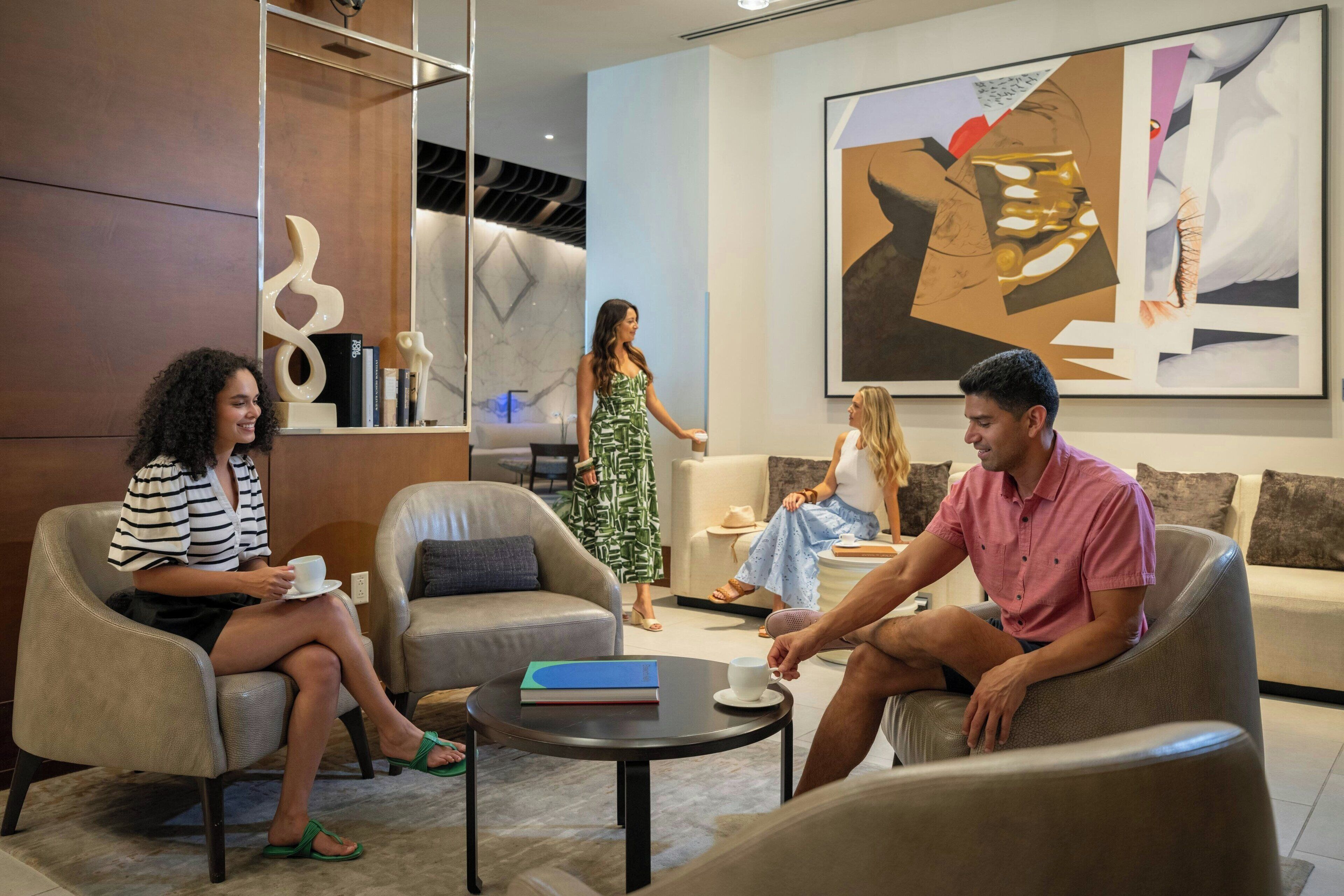 lobby lounge, ocean views, open selected days