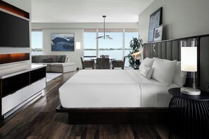 In-room safe, desk, laptop workspace, blackout drapes