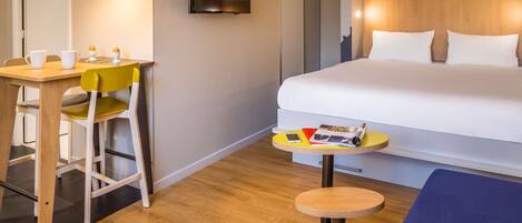 In-room safe, desk, cribs (free), WiFi (free)