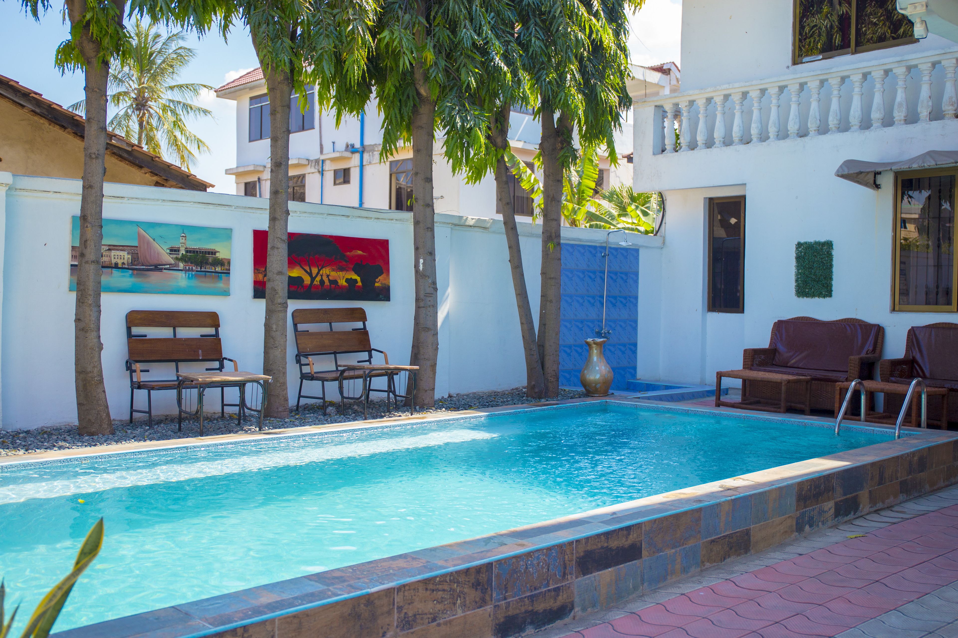 Alberca al aire libre 