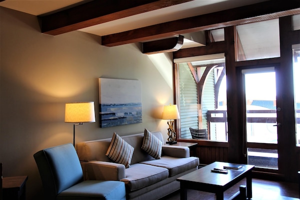 Apartment (Great Location in Waterfront Building) | Living room | TV